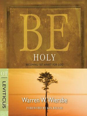 cover image of Be Holy